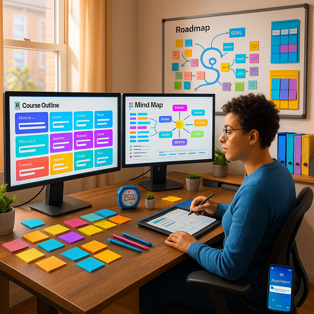 How I Built a Digital Course With ADHD: From Overwhelm to Automation