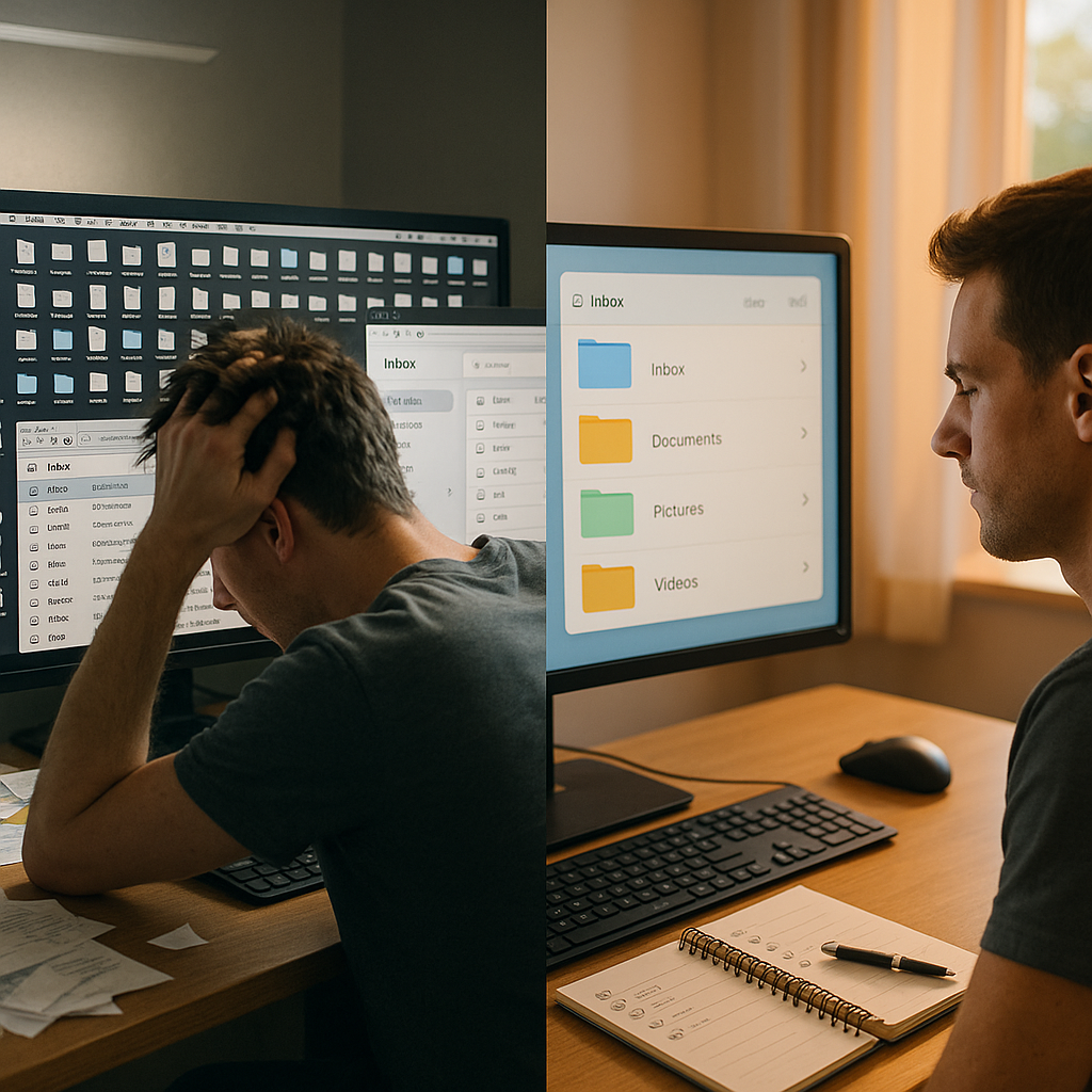 ADHD-Friendly Digital Declutter: Easy Steps for File, Email & Workflow Organization