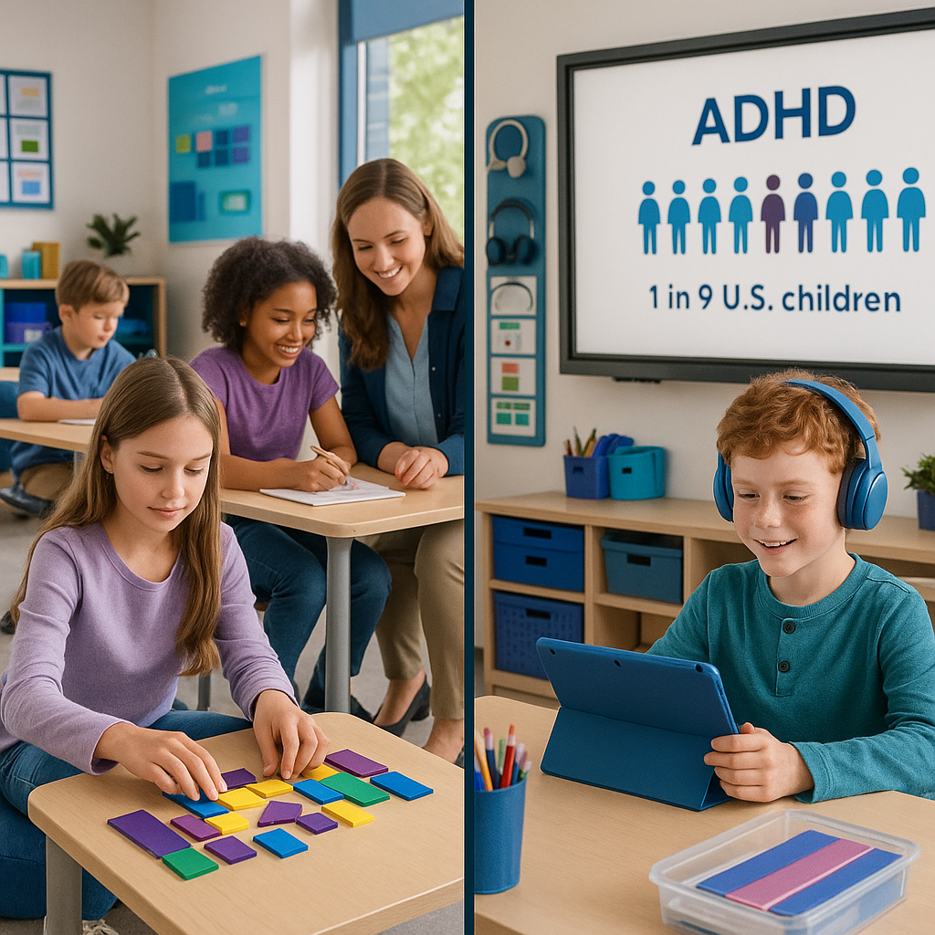 CDC Finds ADHD Diagnoses Rising: 1 in 9 US Kids Identified