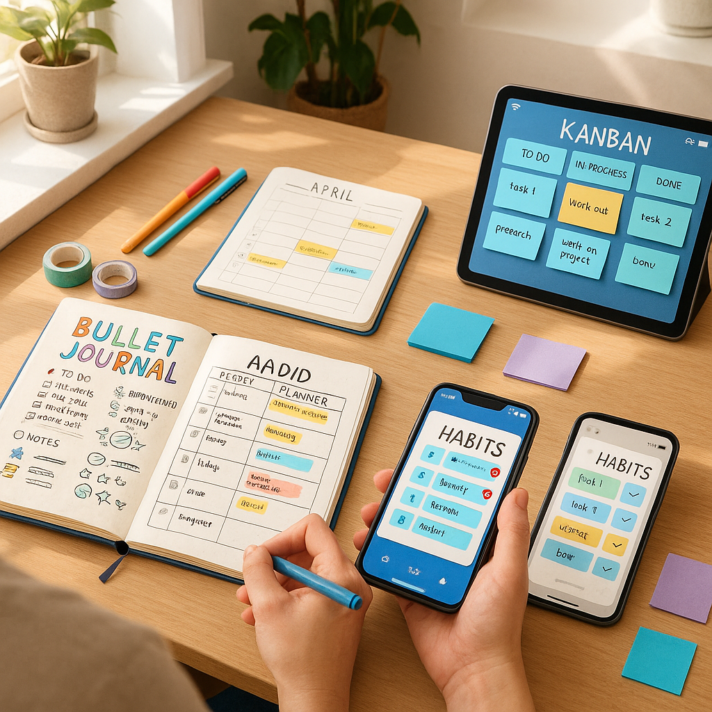 Planners, Bullet Journals, or Apps? Best Habit Tools for ADHD